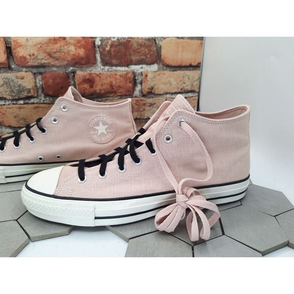 Converse Chuck Taylor All Star Pro Suede Shoes Pink Sage Men Sz 12 A05203C White - Picture 4 of 14
